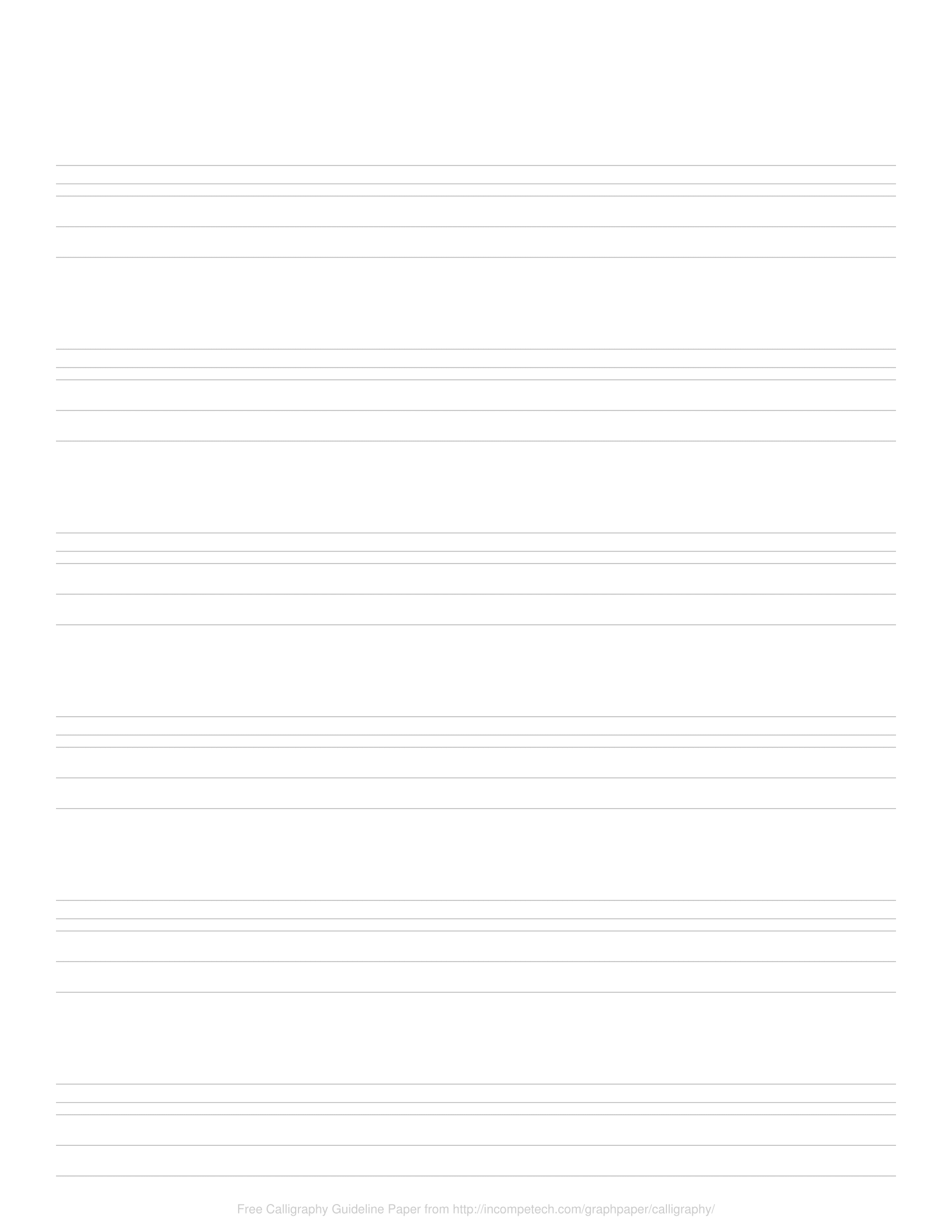 Free online graph paper calligraphy guideline